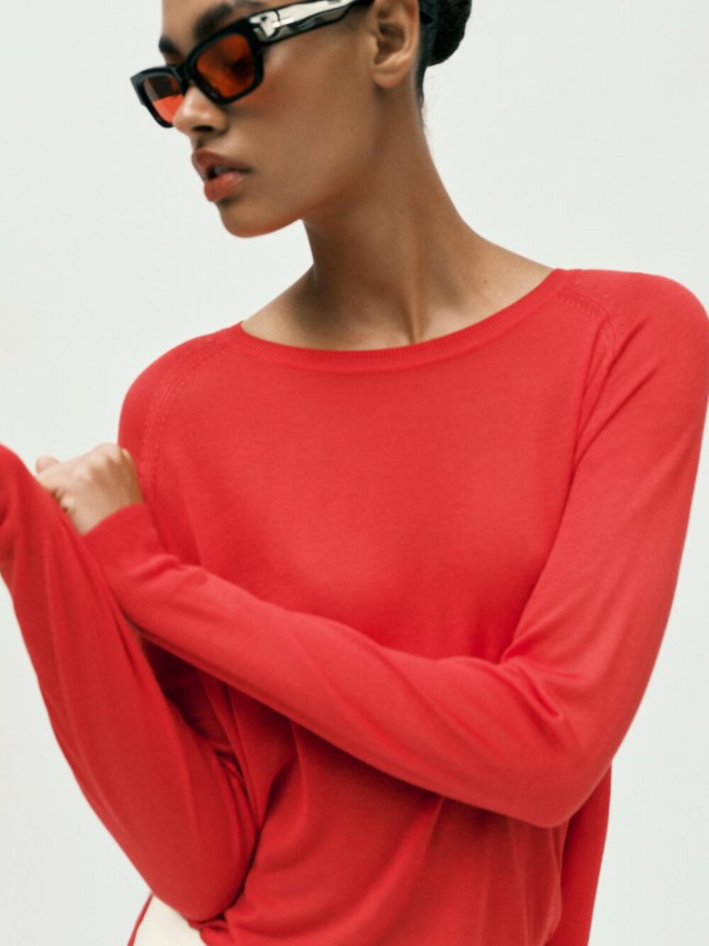 Basic Fine Knit Jumper (Zara)